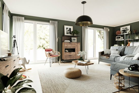 Flair 152 RE Wohnzimmer